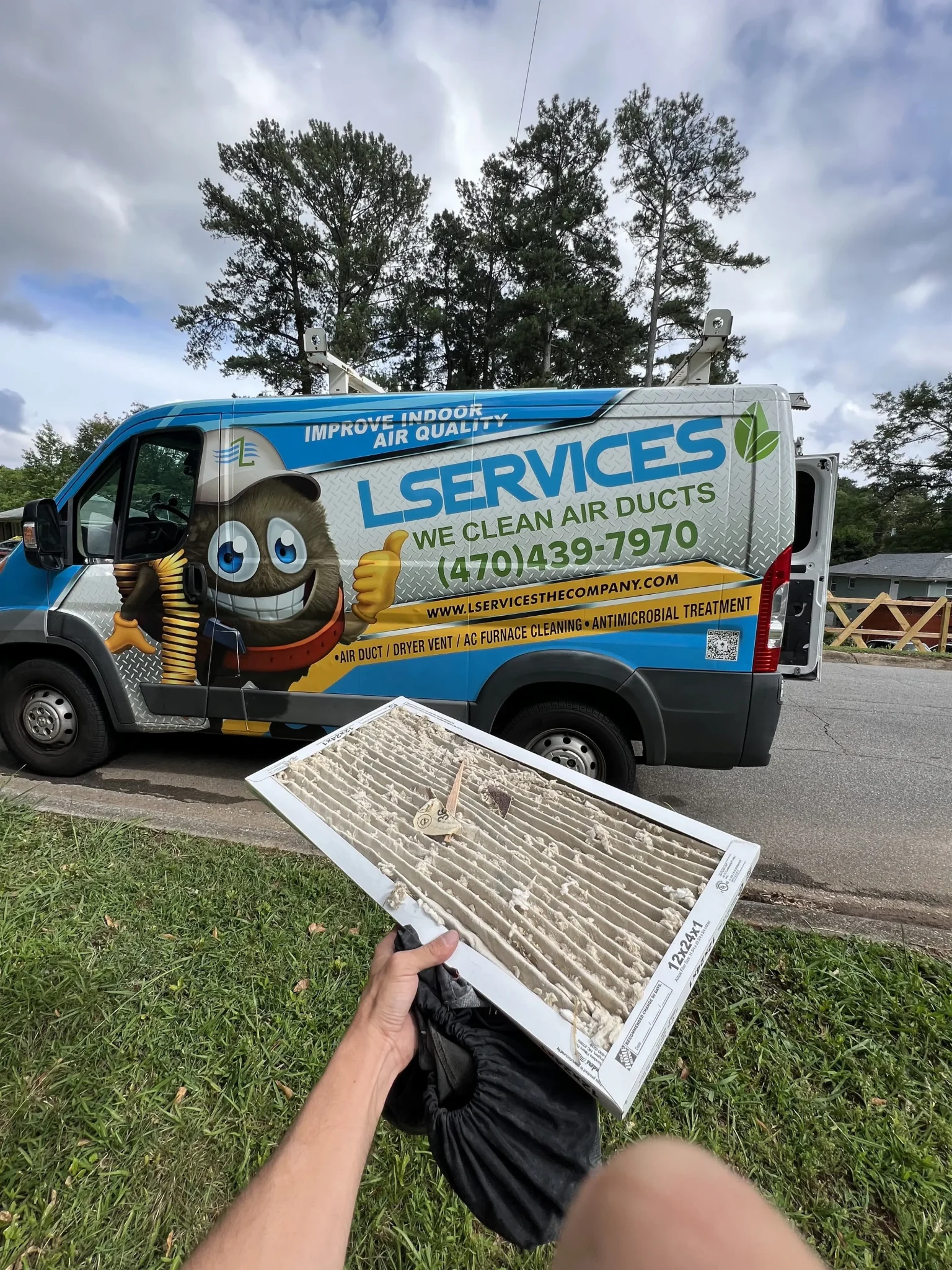 Commercial cleaning job